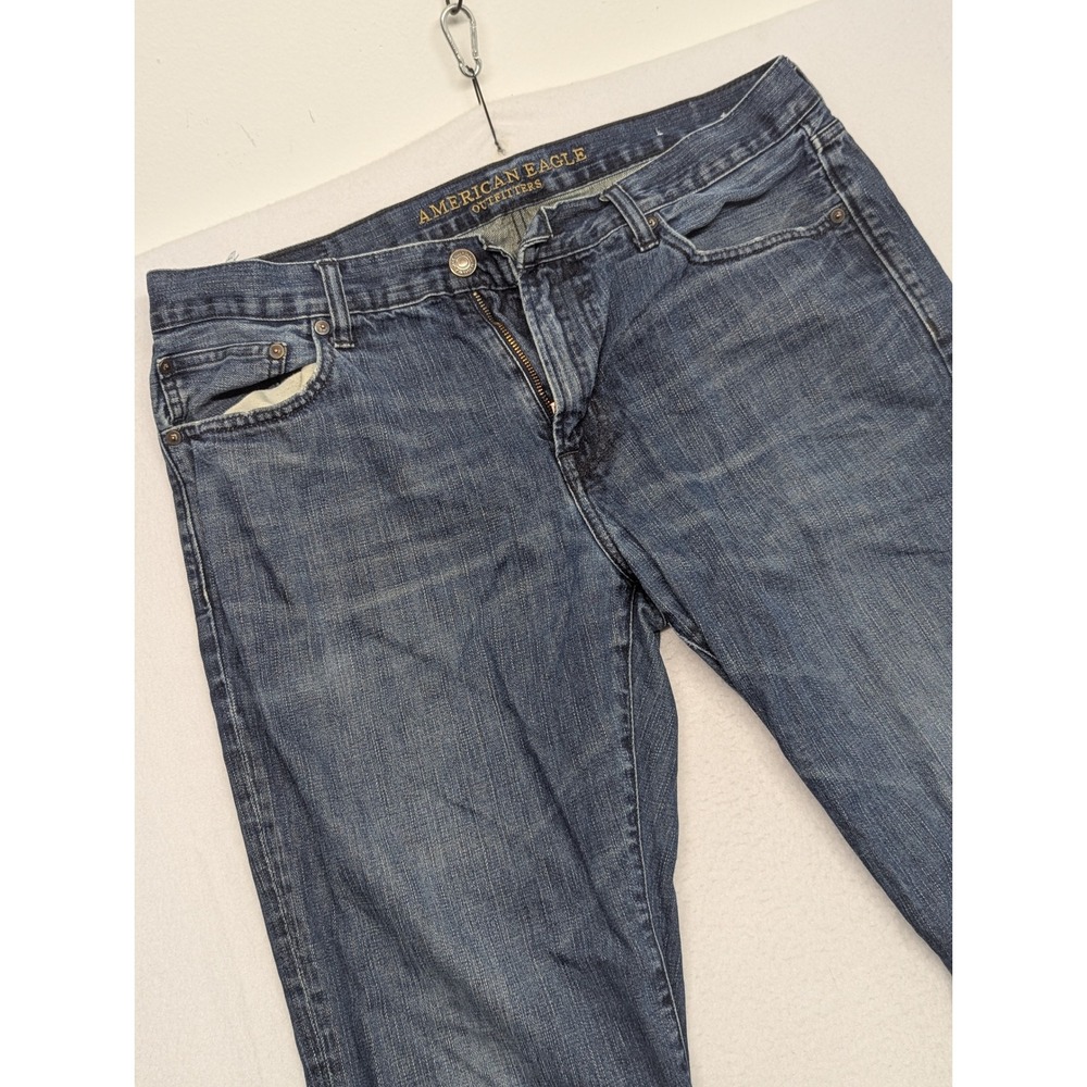 American Eagle Outfitters Original Boot Jeans Mens 36x34 Blue Denim Medium Wash